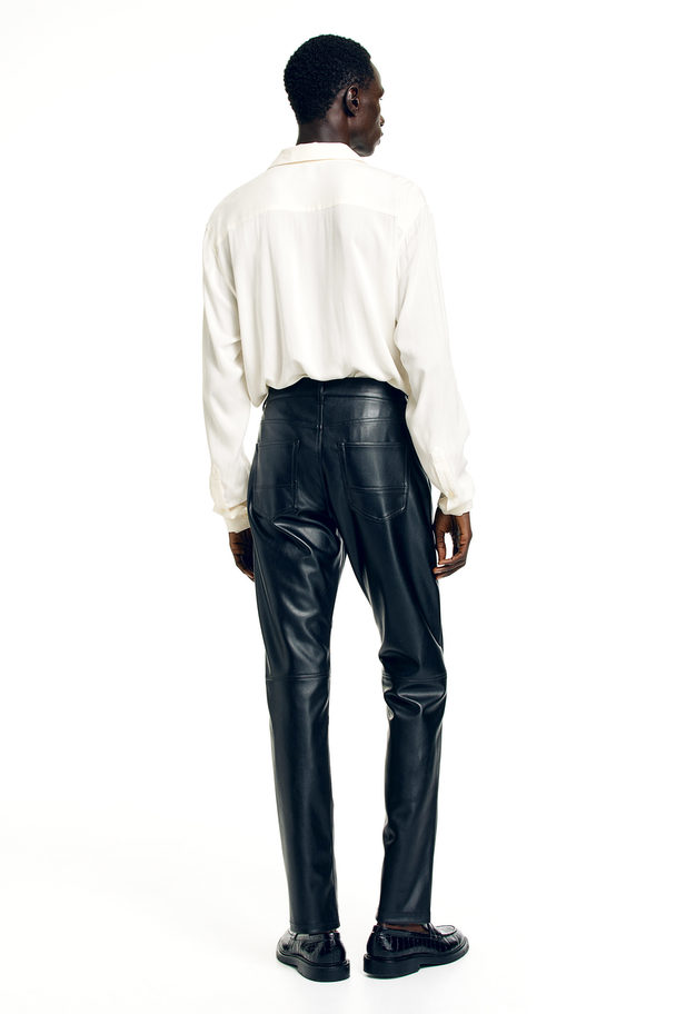 H&M Slim Fit Trousers Black