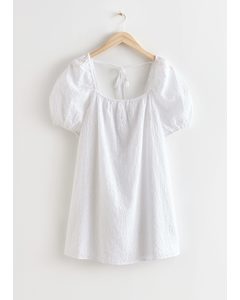 A-lijn Mini-jurk Wit