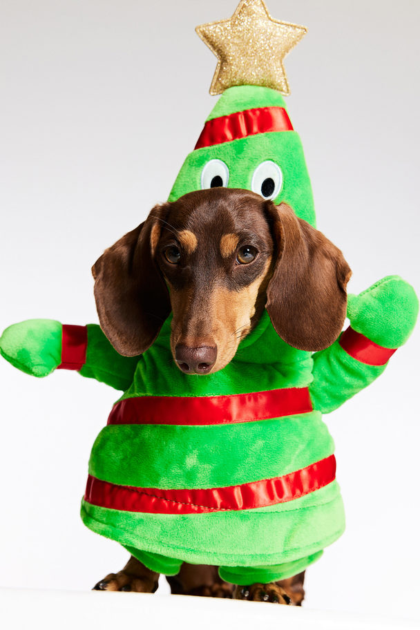 H&M Verkleedpak Voor Hond - Kerstboom Groen