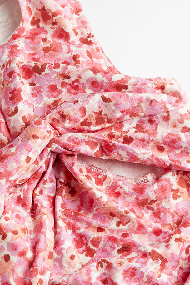 H&M Mama Cotton Nursing Dress Pink/floral