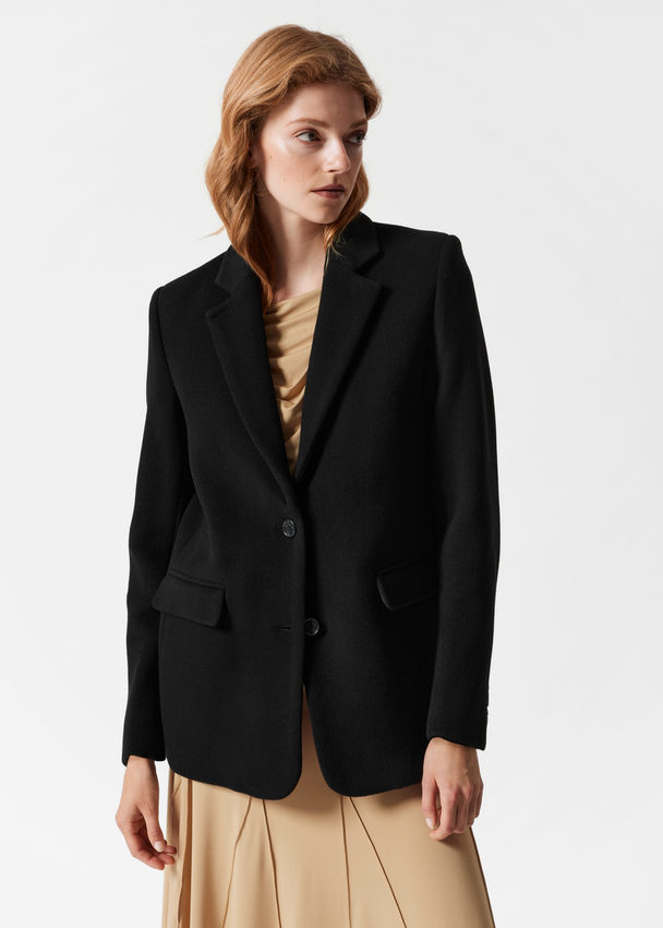 & Other Stories Oversized Blazer Svart