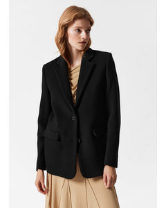 Oversized-Blazer Schwarz