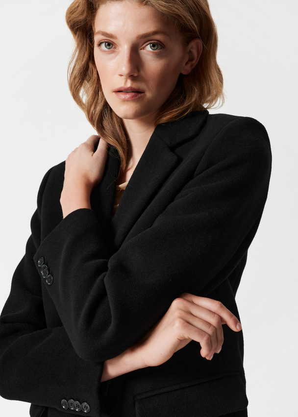 & Other Stories Oversize-Blazer Schwarz