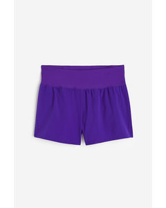 Drymove™ Double-layered Sports Shorts Dark Purple