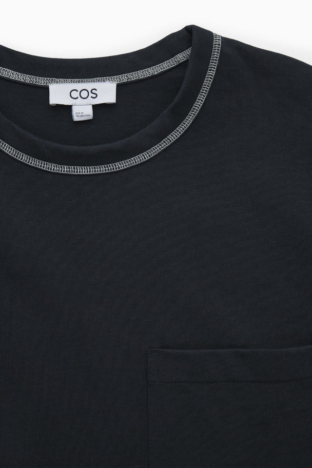 COS Relaxed-fit Heavyweight T-shirt Navy