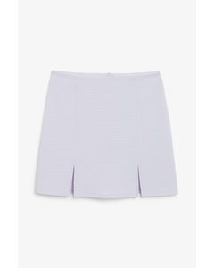 Fitted Mini Skirt Lilac