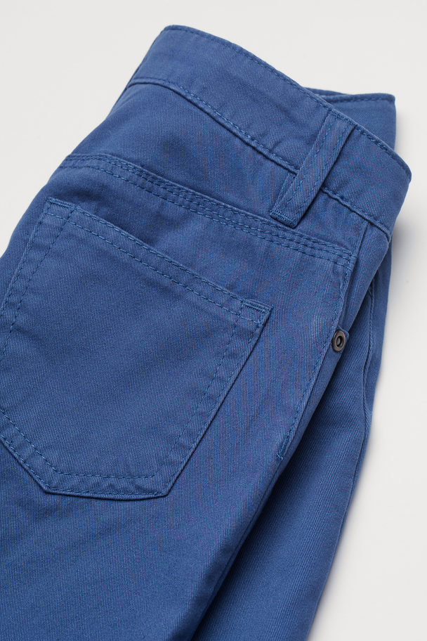 H&M Cotton Twill Shorts Blue