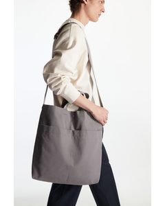 Recycled Canvas Tote Bag Grey