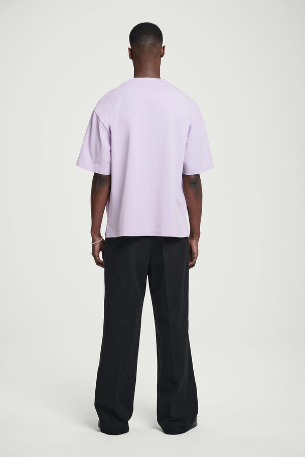 COS Heavy Duty T-shirt Lilac