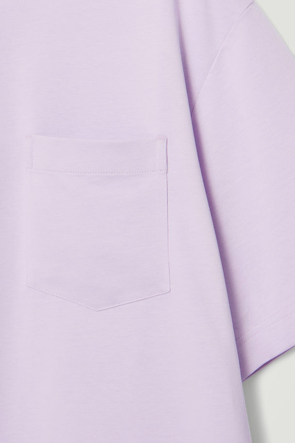 COS Heavy Duty T-shirt Lilac