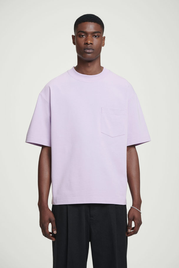 COS Heavy Duty T-shirt Lilac