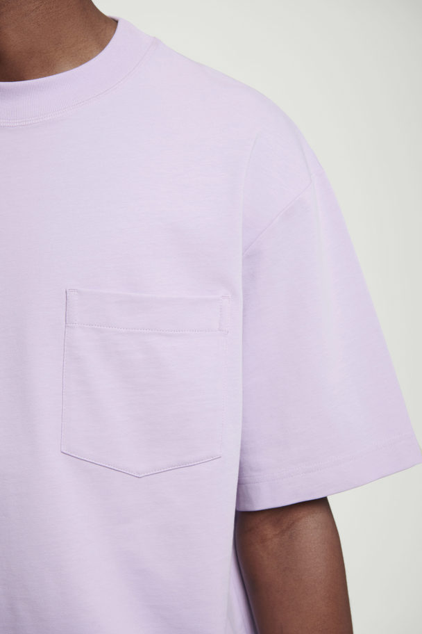 COS Heavy Duty T-shirt Lilac