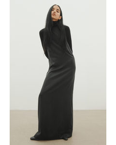 Silk Dress Black