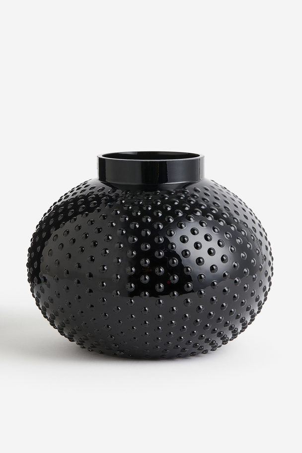 H&M HOME Glass Vase Black