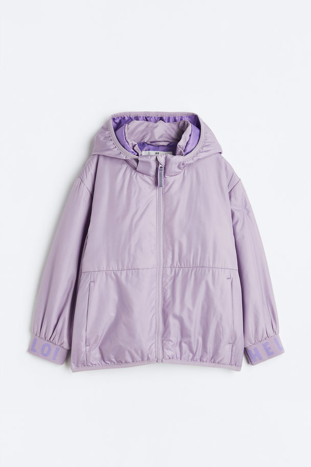 H&M Water-repellent Jacket Light Purple