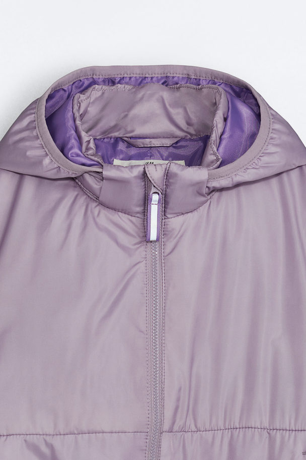 H&M Water-repellent Jacket Light Purple