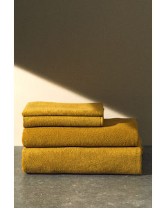 Terry Bath Sheet Mustard Yellow