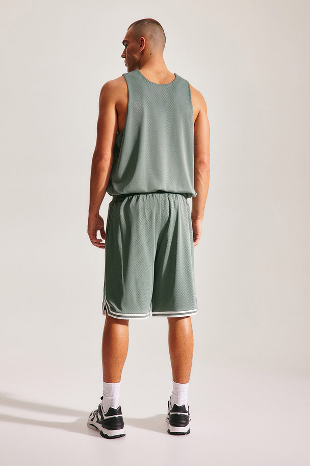 H&M DryMove™ Basketballshorts Khakigrün