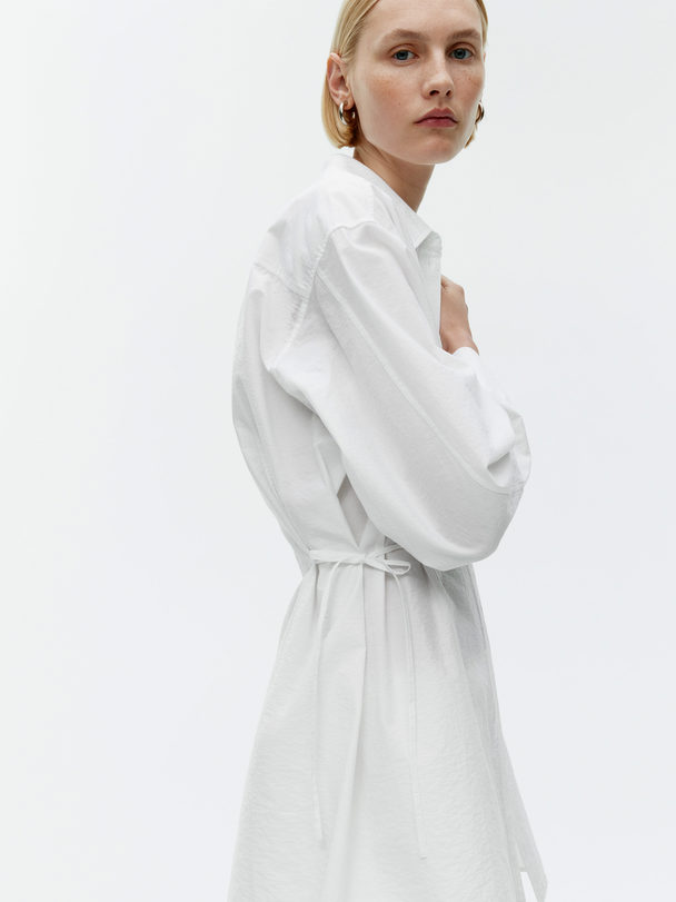 ARKET Loungewear-Hemd Weiß