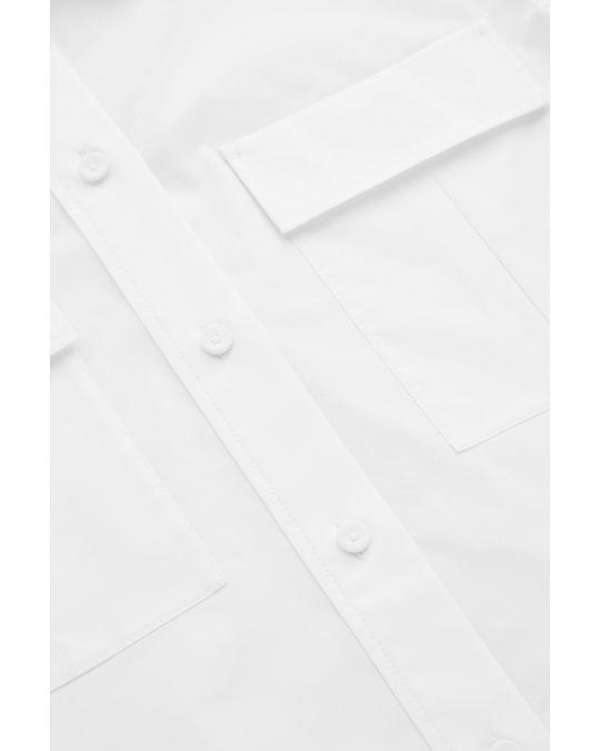 COS Regular-fit Utility Shirt White