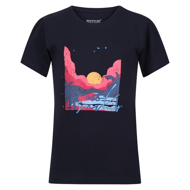 Regatta Regatta Kinderen/kinderen Bosley Vi Sunset T-shirt