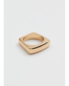 Squared Ring Gold