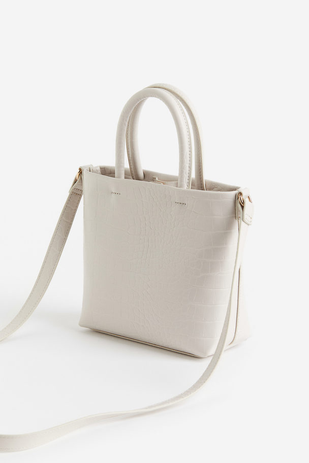 H&M Shoulder Bag Natural White