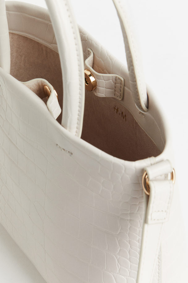 H&M Shoulder Bag Natural White
