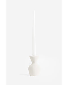 Kerzenhalter aus Metall Weiß