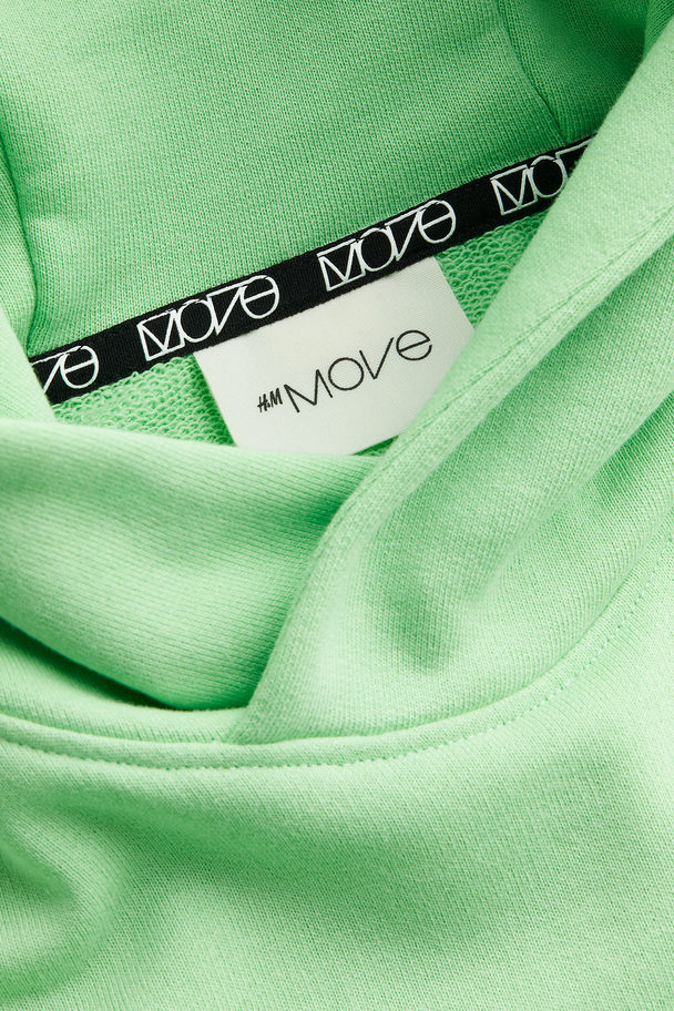H&M Sports Hoodie Light Green/move