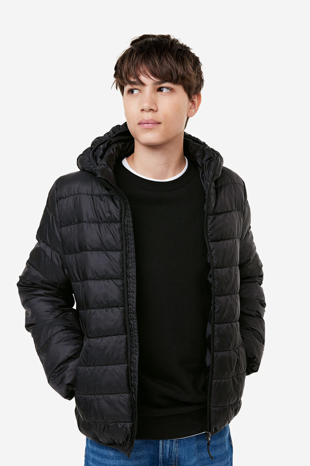 H&M Water-repellent Insulated Jacket Black