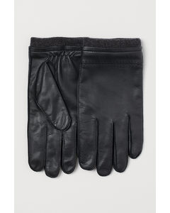 Leather Gloves Black
