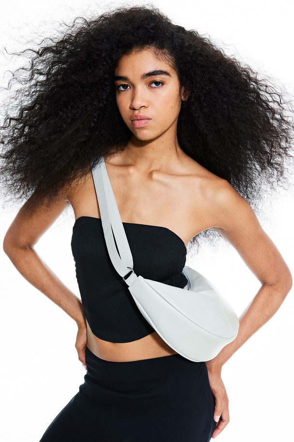 H&M Small Shoulder Bag Light Grey