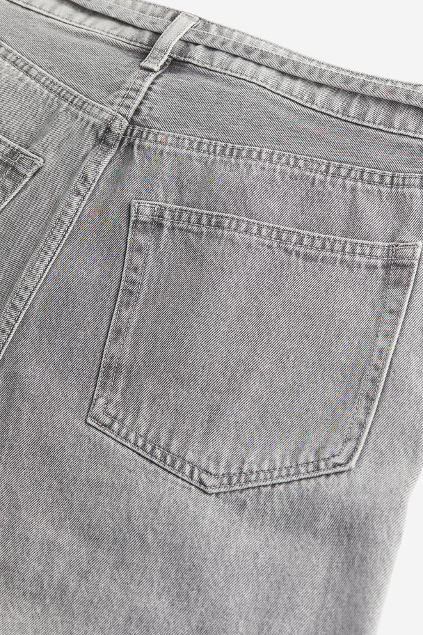 H&M 90s Baggy Regular Jeans Grau