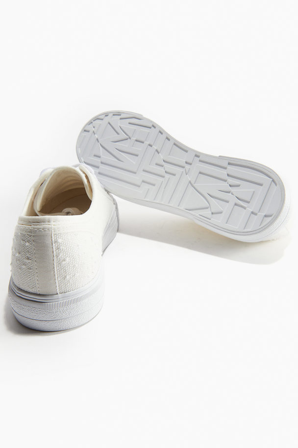 H&M Sneakers I Canvas Creme