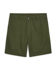 Cotton Shorts Dark Green