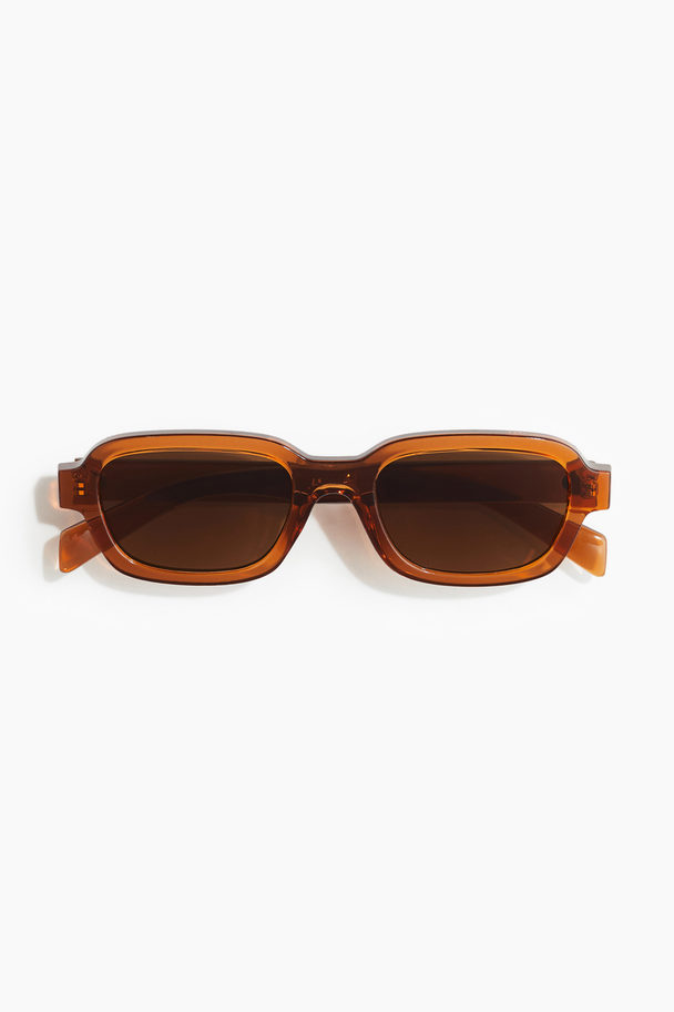 H&M Oval Sunglasses Beige