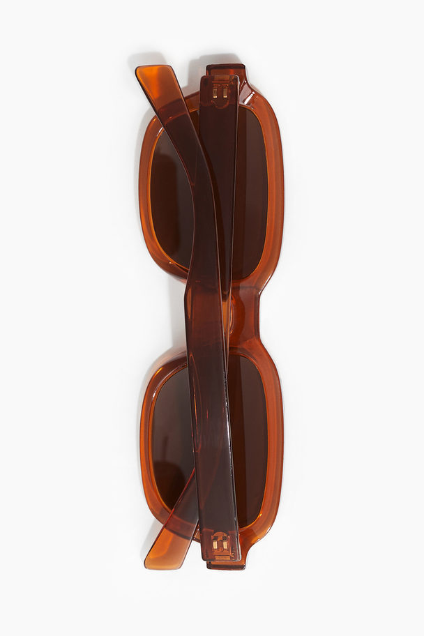 H&M Oval Sunglasses Beige