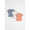 3-pak T-shirt Orange/naturhvid/blå