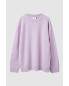 Relaxed-fit Cashmere Jumper Lilac