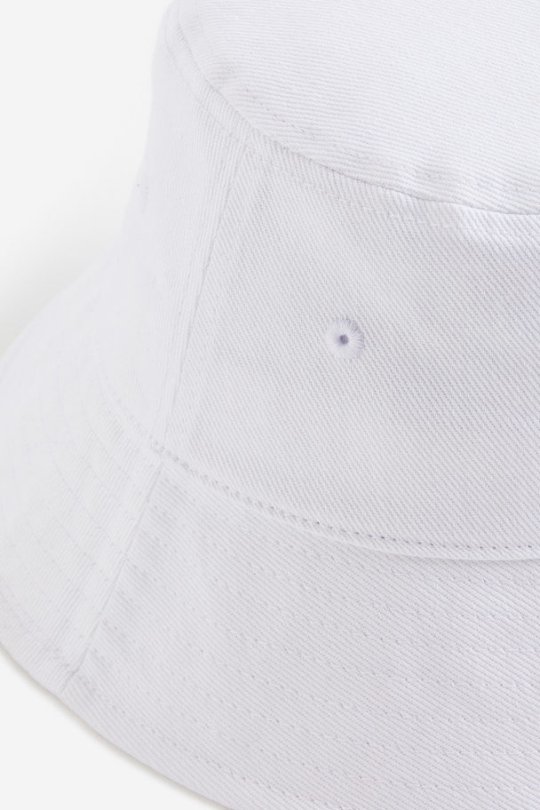 H&M Cotton Bucket Hat White
