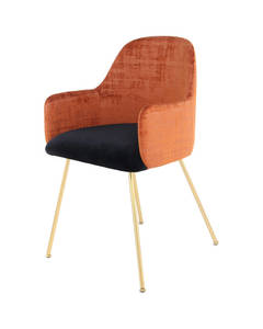 Chair Richard 525 terra / brown / black