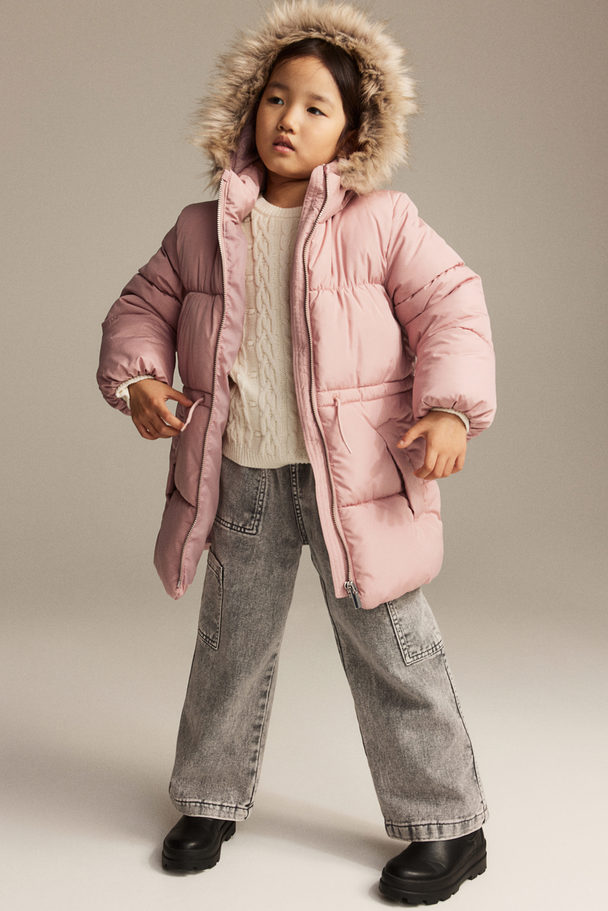 H&M Padded Jacket Dusty Pink