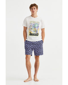 Pyjama T-shirt And Shorts White/spongebob Squarepants