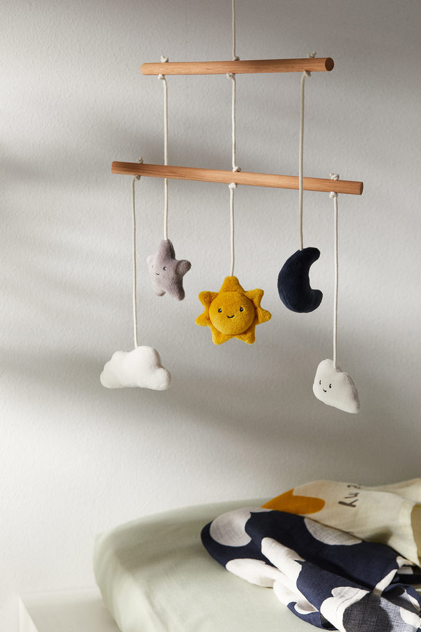 H&M HOME Baby Mobile Yellow/stars