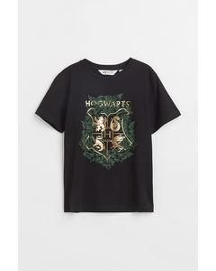 T-shirt Med Tryk Sort/harry Potter