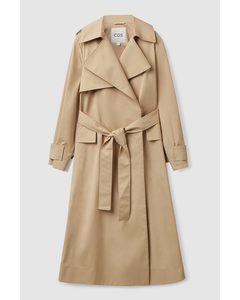 Belted Trench Coat Beige