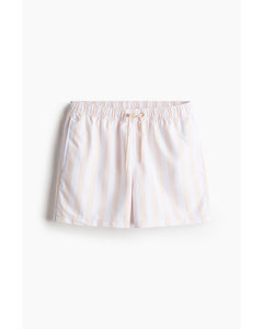 Print Swim Shorts White/beige