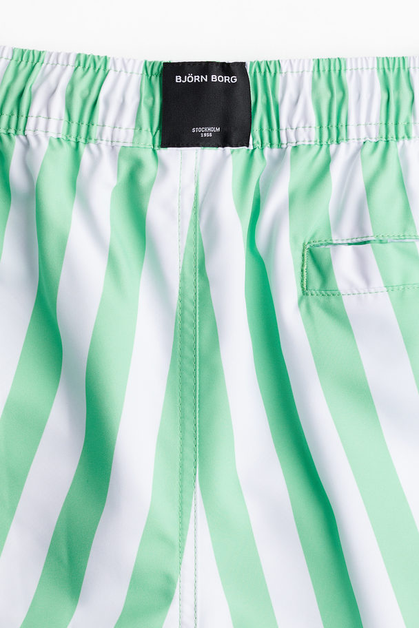 Björn Borg Print Swim Shorts White/green