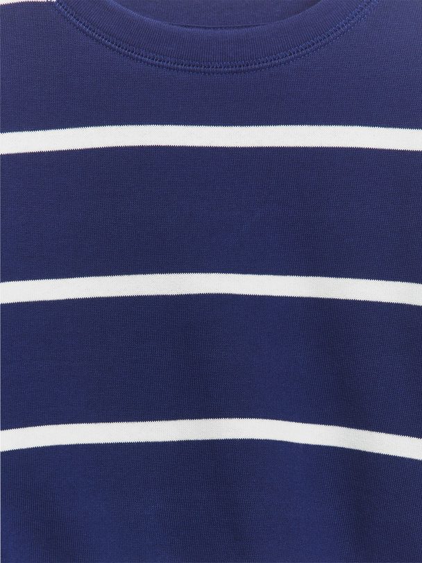 ARKET Sweatshirt Mörkblå/offwhite